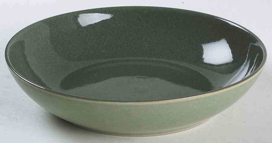Calm (Dark Green & Matte) 8" Individual Pasta Bowl by Denby-Langley-1