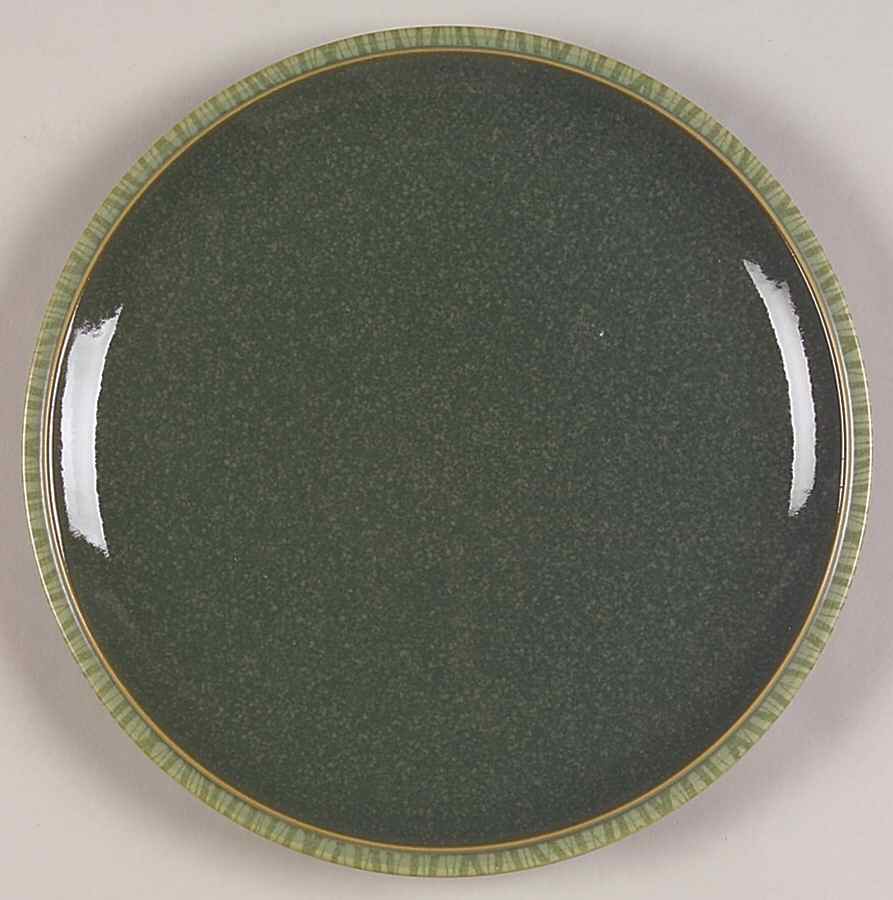 Calm (Dark Green & Matte) Salad Plate by Denby-Langley-1