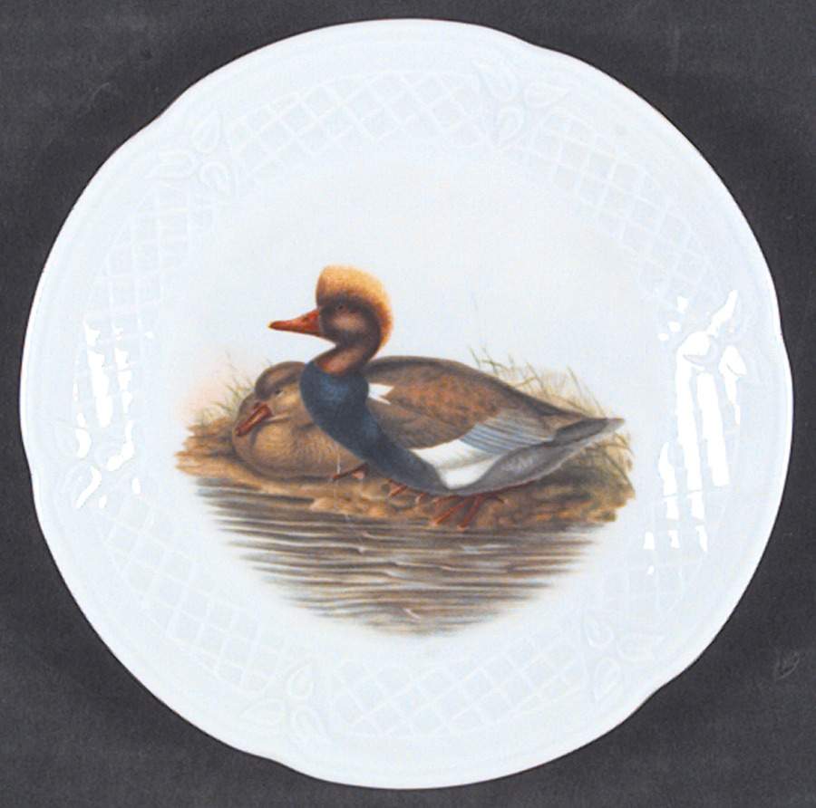 Ducks Bread & Butter Plate by Philippe Deshoulieres-1