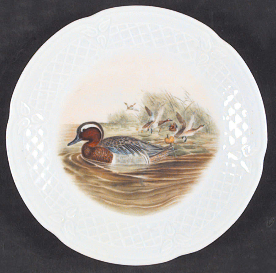 Ducks Bread & Butter Plate by Philippe Deshoulieres-1
