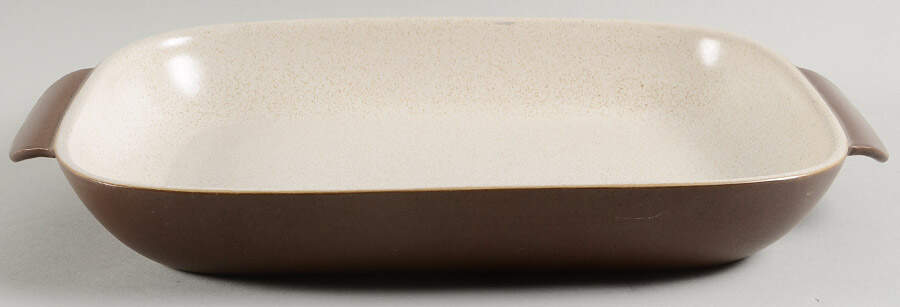 Energy Cinnamon 14" Rectangular Roaster by Denby-Langley-1