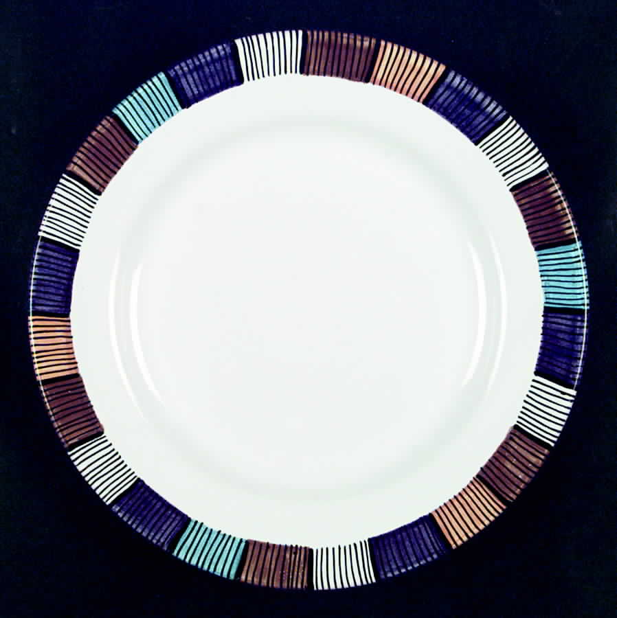 DER31 Dinner Plate by Deruta (Italy)-1