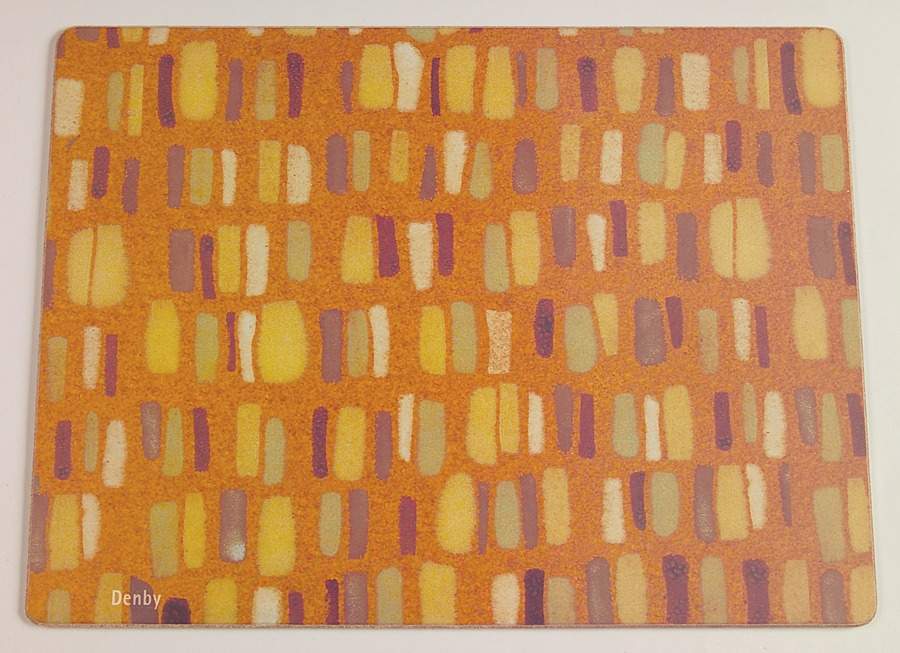 Fire (No Swirl Design) Corkboard Placemat - Set of 4 by Denby-Langley-1