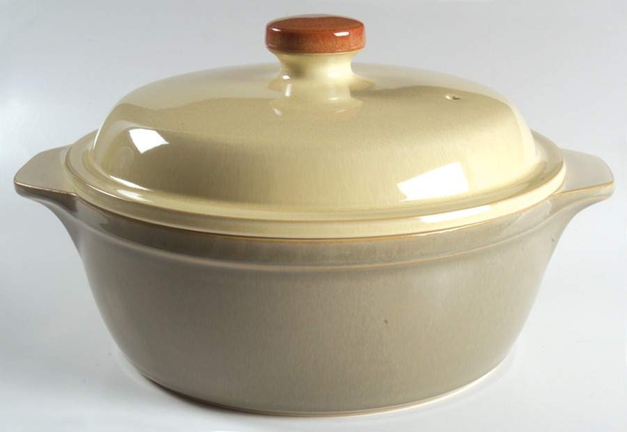 Fire (No Swirl Design) 2.5 Qt Round Covered Casserole by Denby-Langley-1