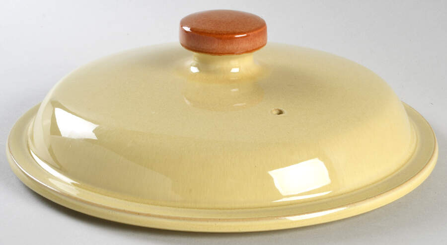 Fire (No Swirl Design) Lid for 2.5 Qt Round Casserole by Denby-Langley-1