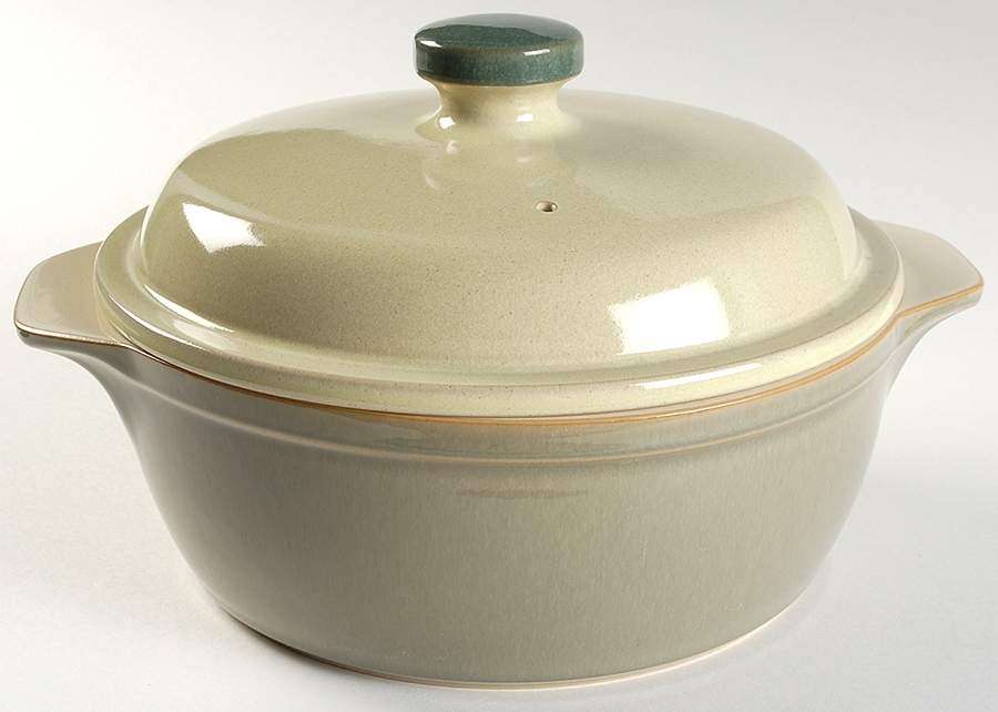 Fire (No Swirl Design) 2.5 Qt Round Covered Casserole by Denby-Langley-1