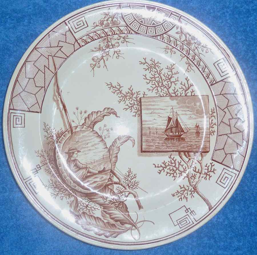 Mersey Luncheon Plate by Davenport-1