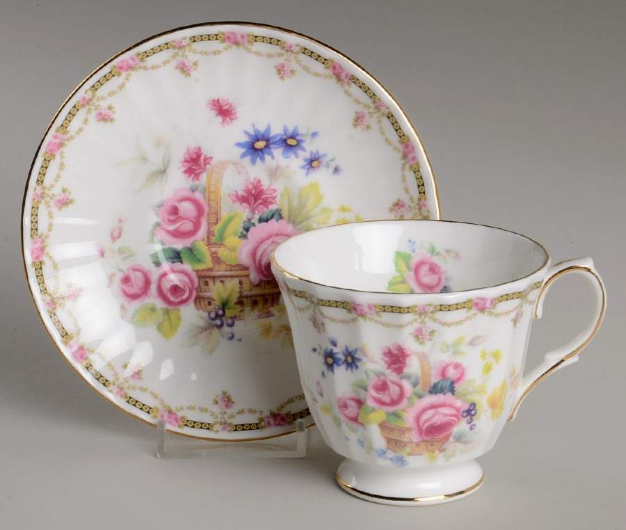 London Collection Footed Cup & Saucer Set by Duchess-1