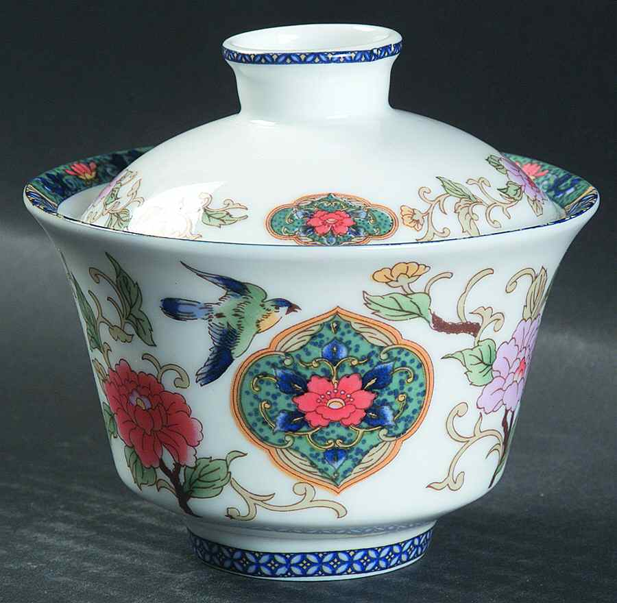Ming Sugar Bowl & Lid by Distinctive Settings-1