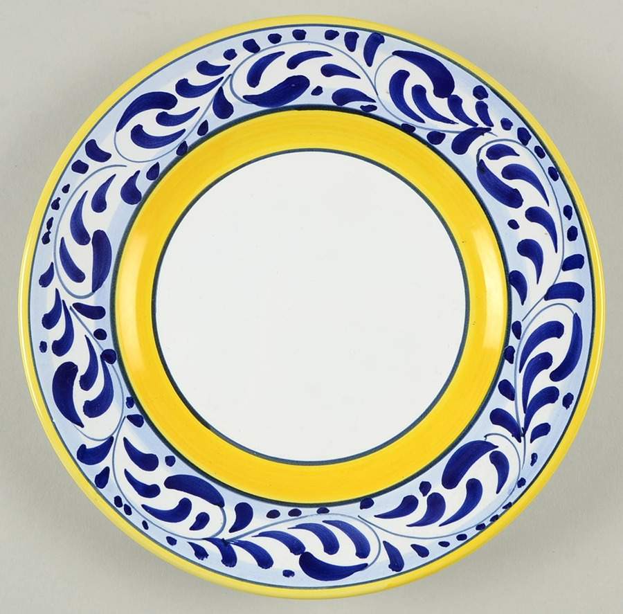 DER35 Salad Plate by Deruta (Italy)-1
