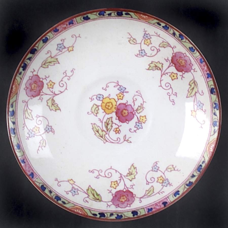 Elrose Saucer for Bouillon Cup by S W Dean-1