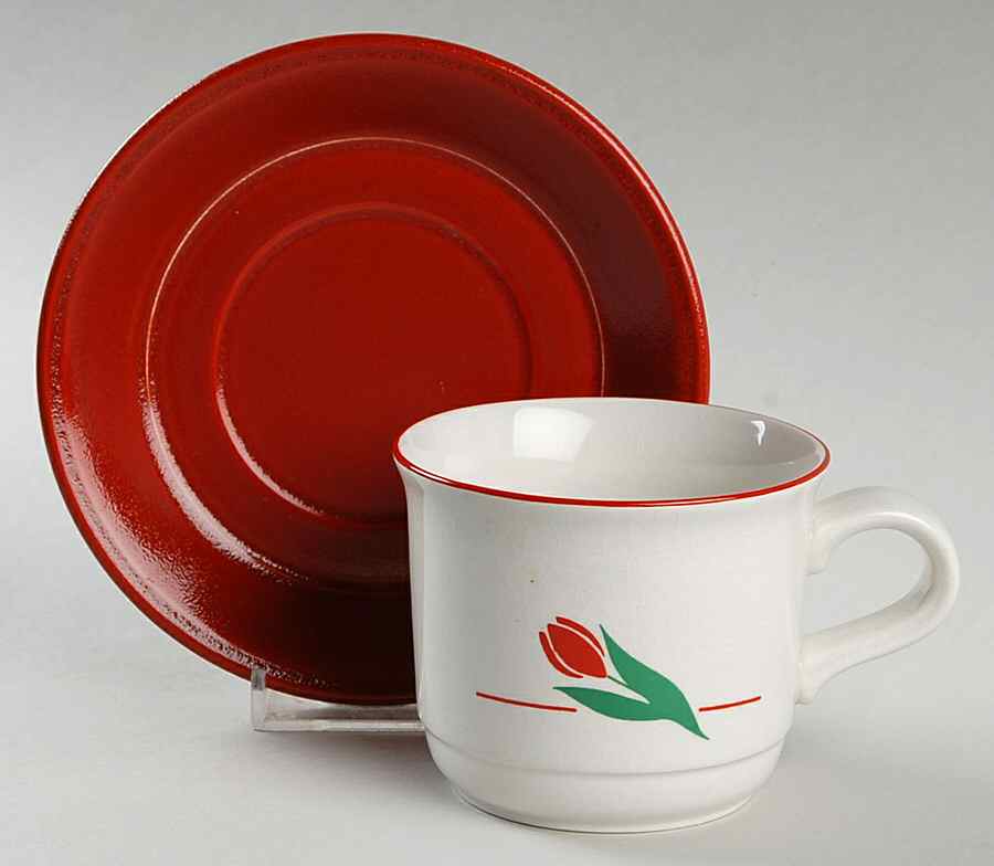 Panache Flat Cup & Saucer Set by DEMA-1