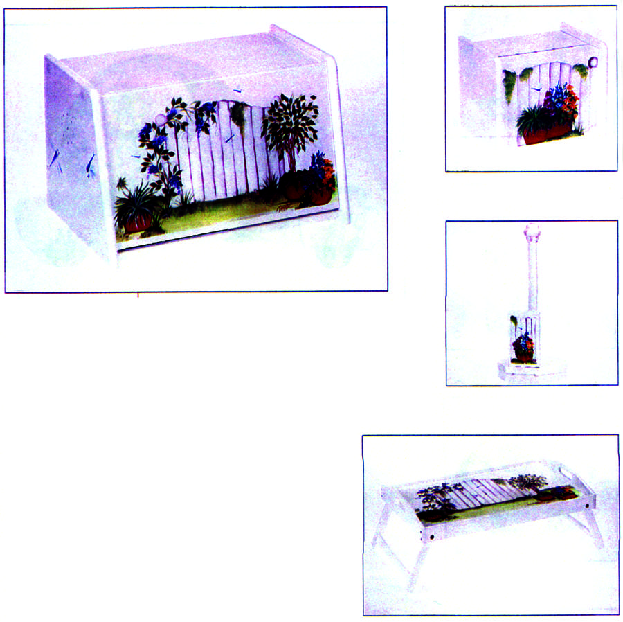 Garden Gate Wood Paper Towel Holder by Donna Dewberry-1