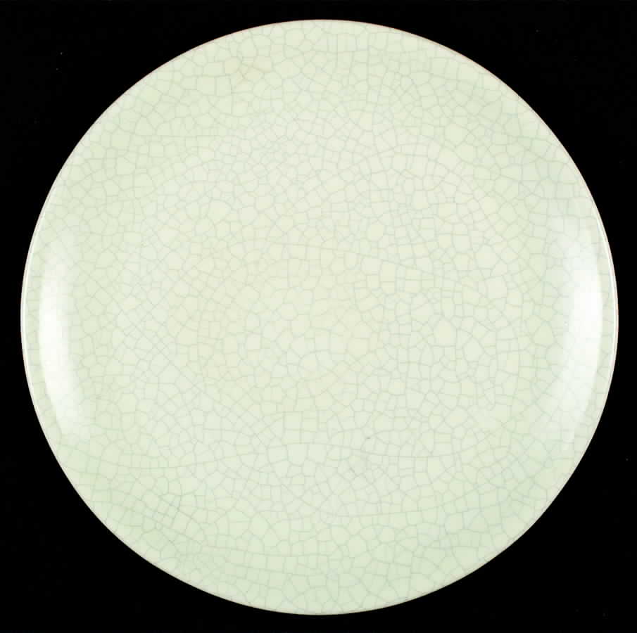 Cracklewave Cream (Smooth) Salad Plate by Dan Levy-1