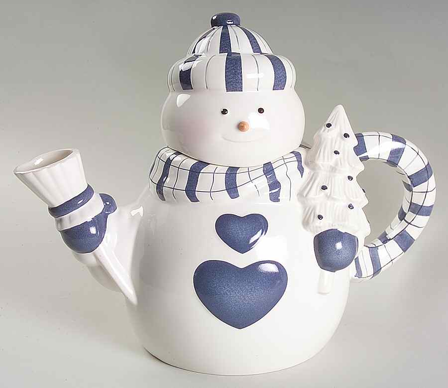Bistro Christmas Figural Teapot & Lid by Dansk-1