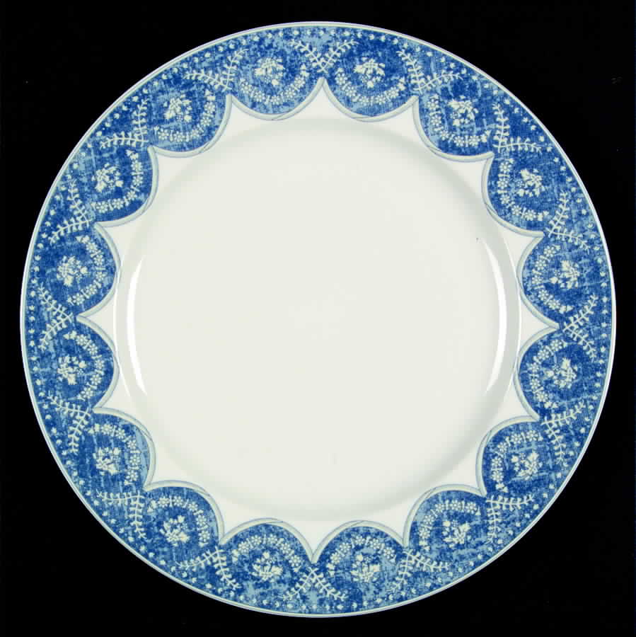 Crespieres Blue Dinner Plate by Philippe Deshoulieres-1