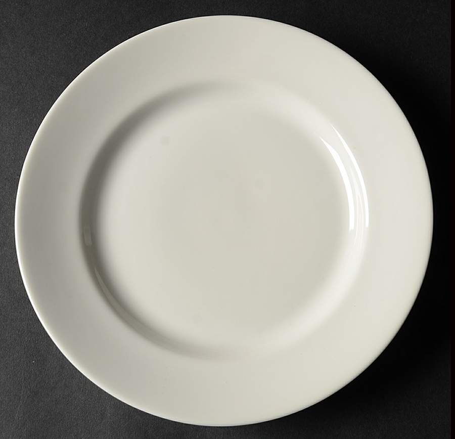 Studio White Salad Plate by Design House-1