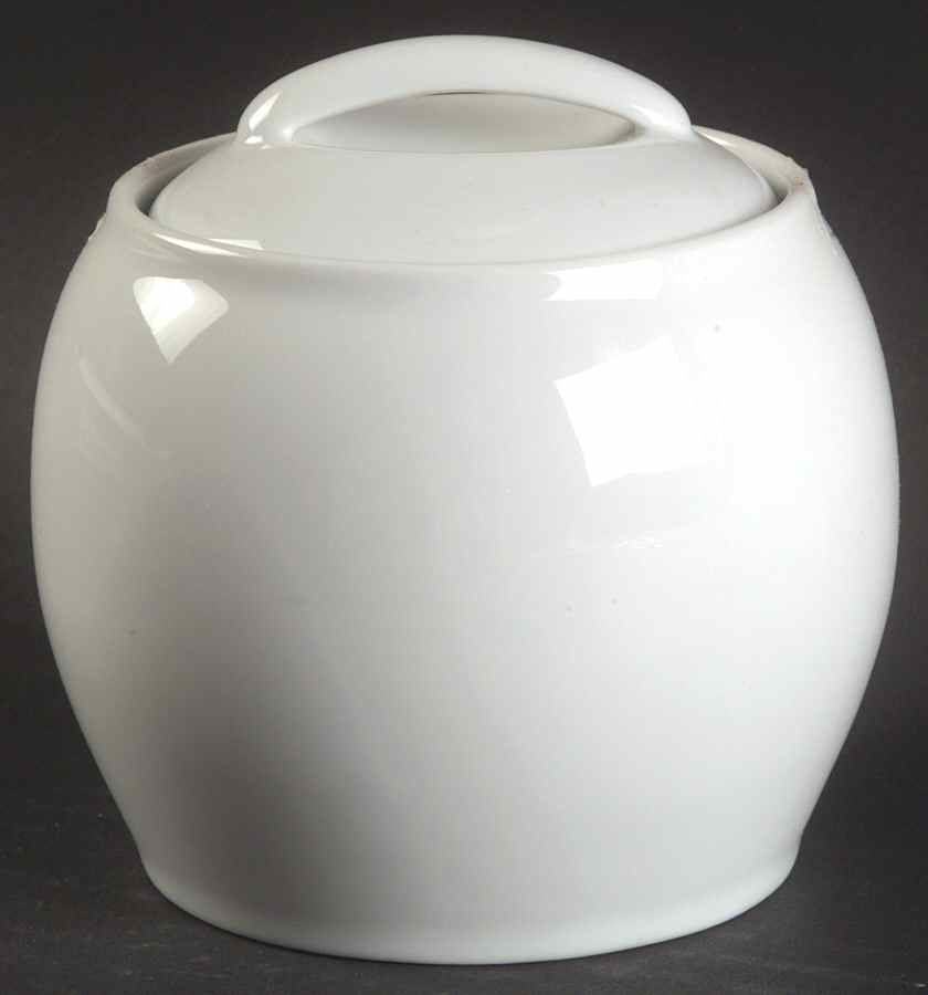 White Sugar Bowl & Lid by Denby-Langley-1