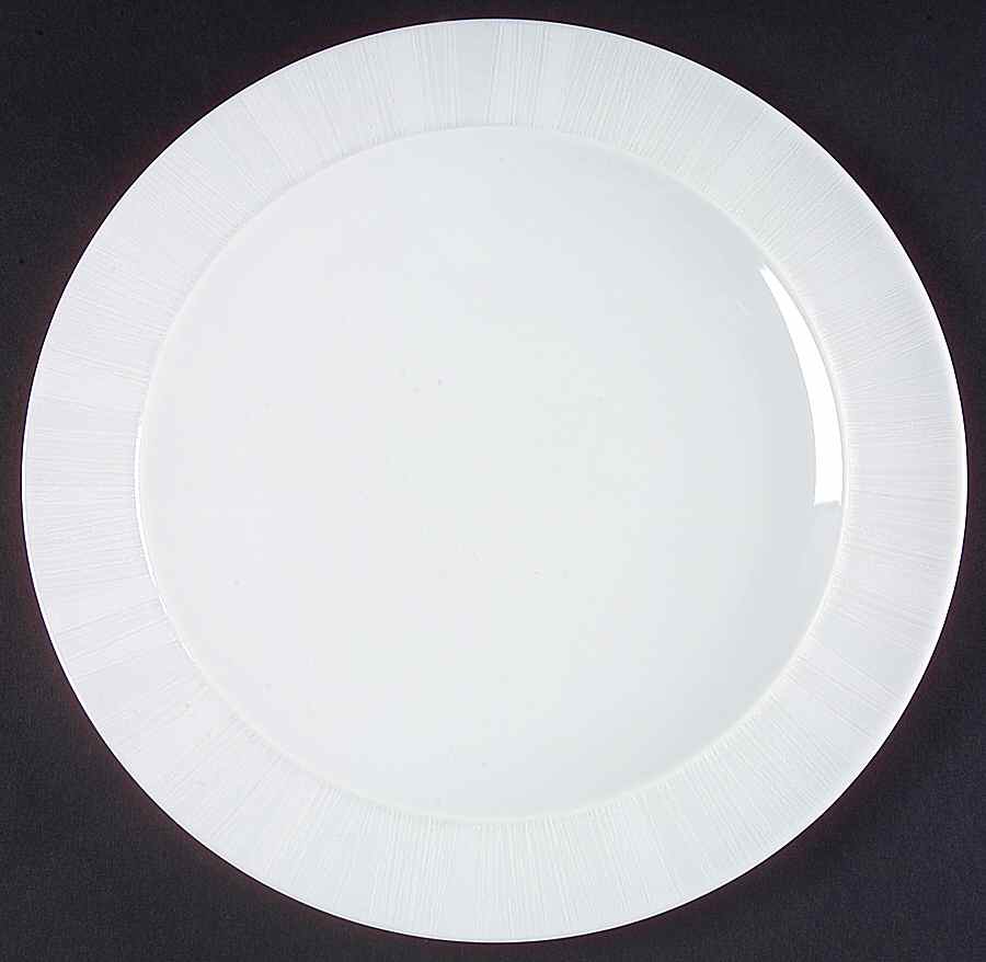White Silk Dinner Plate by Denby-Langley-1