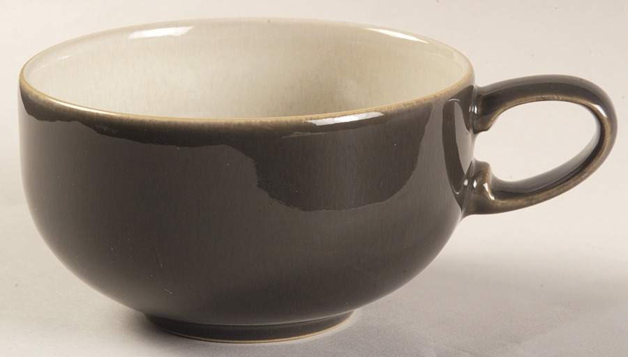 Smokestone Flat Cup by Denby-Langley-1