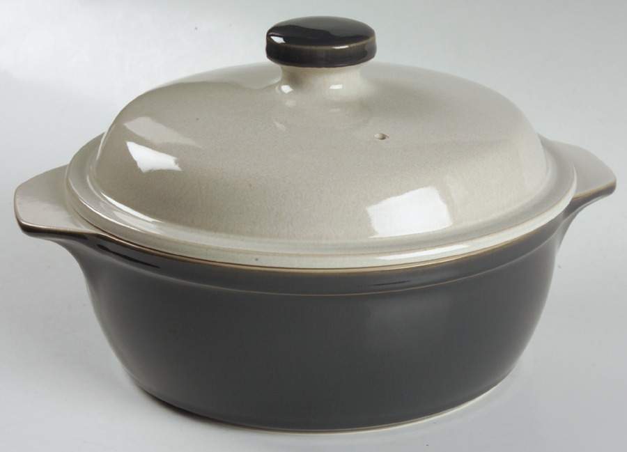 Smokestone 2.5 Qt Round Covered Casserole by Denby-Langley-1