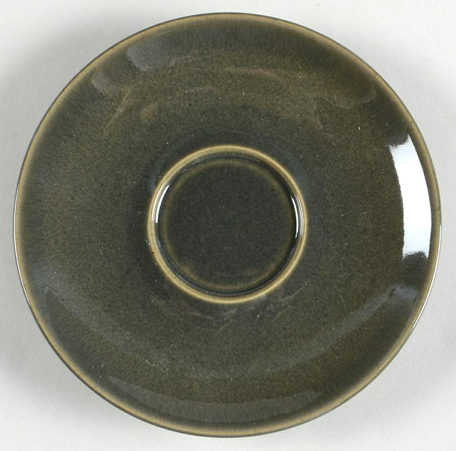Smokestone Saucer for Demitasse Cup by Denby-Langley-1
