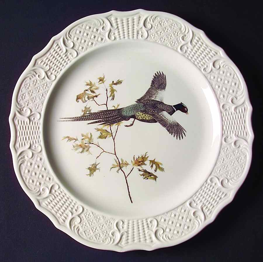Birds of America (Scroll Rim) Dinner Plate by Delano Studios-1