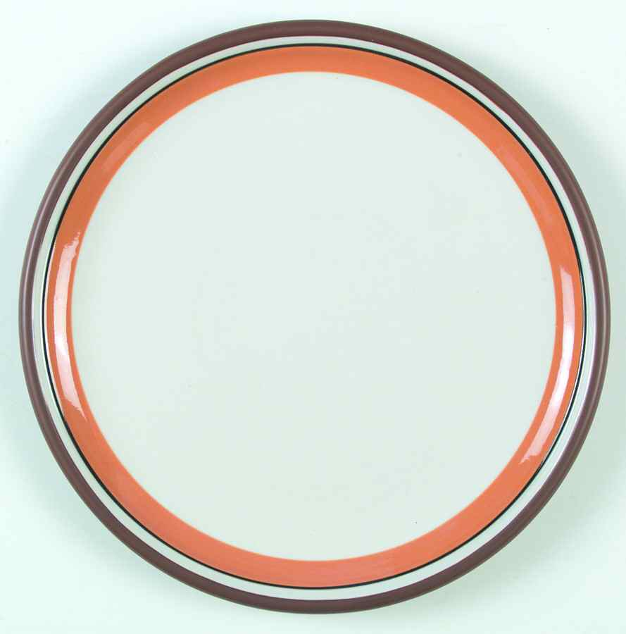 Stacking Stripe Pumpkin Dinner Plate by Dansk-1