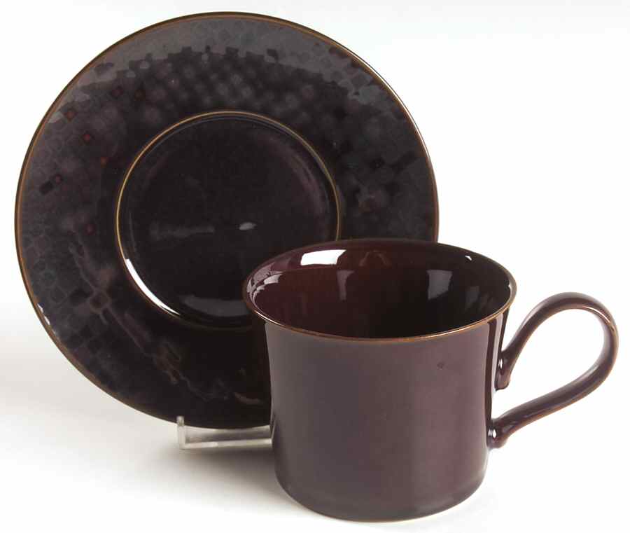 Swatch Flat Cup & Saucer Set by Denby-Langley-1