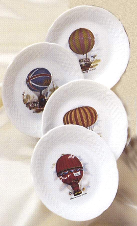 Hot Air Balloons Canape Plate by Philippe Deshoulieres-1