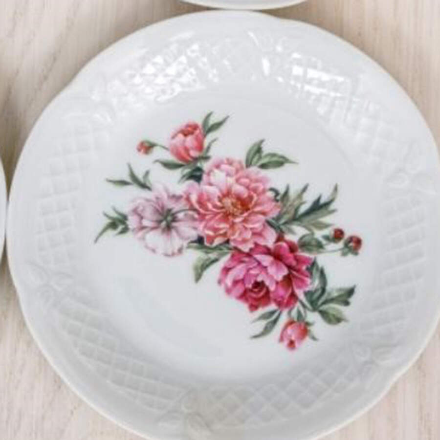 Spring Bouquet Canape Plate by Philippe Deshoulieres-1