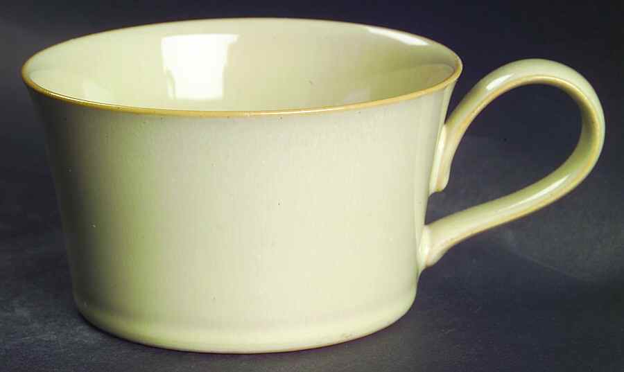 Drama Cream Flat Cup by Denby-Langley-1