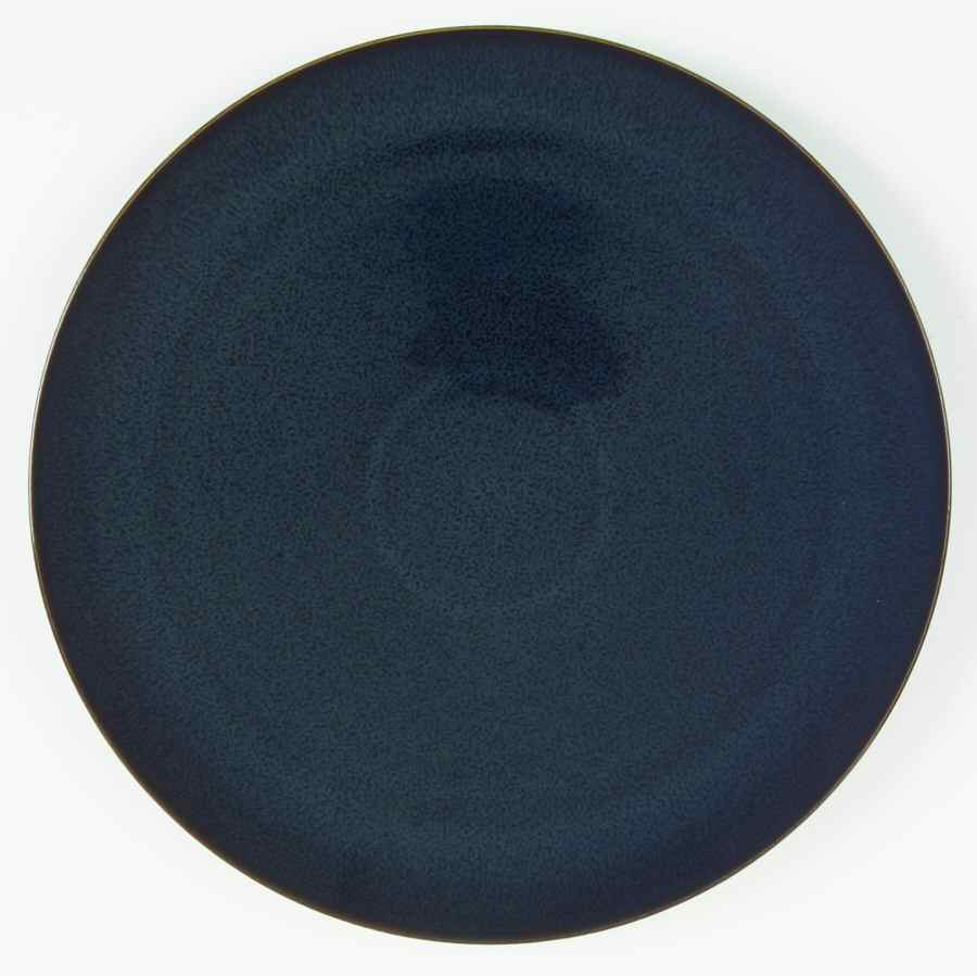 Drama Blue Dinner Plate by Denby-Langley-1