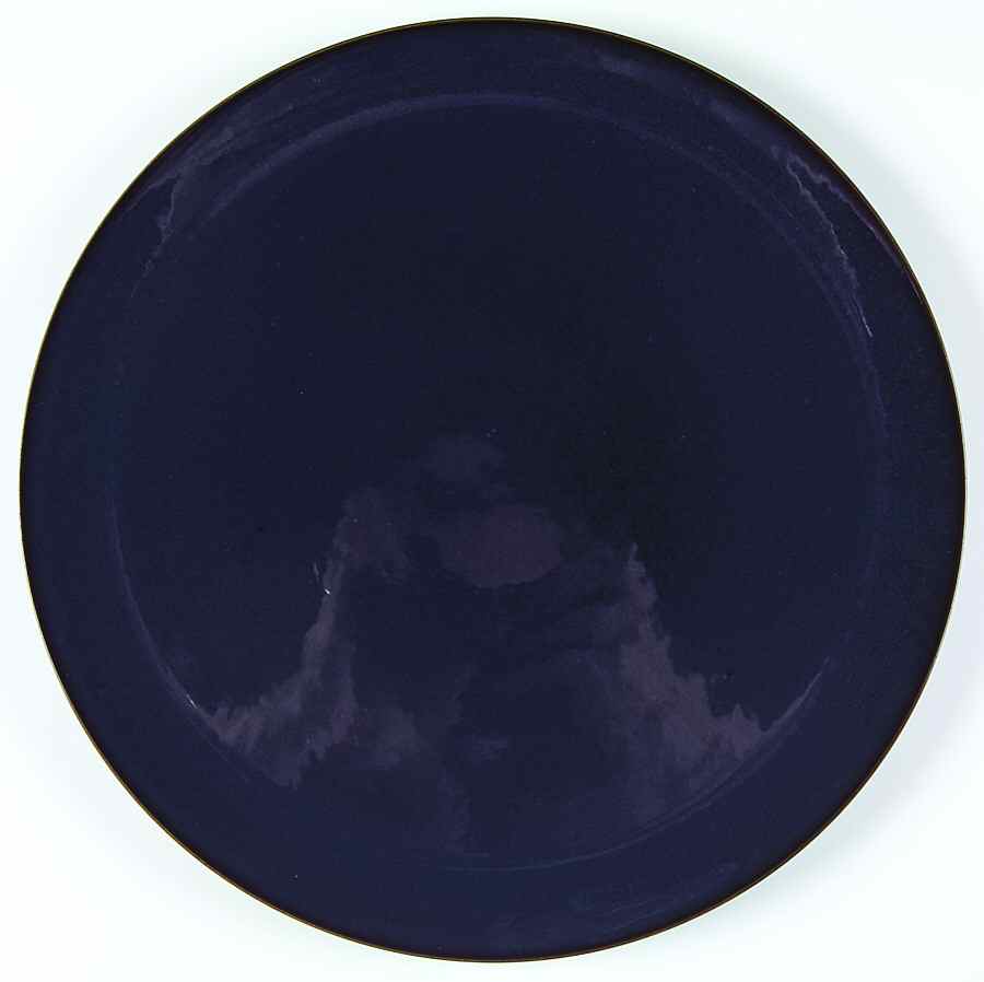 Drama Blue 13" Chop Plate (Round Platter) by Denby-Langley-1
