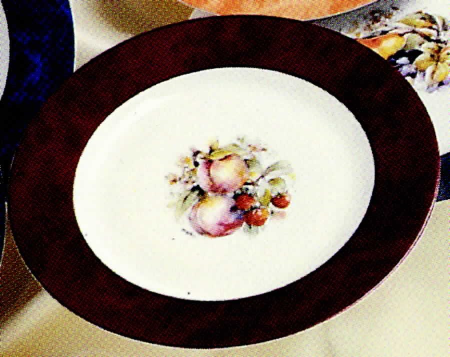 Scala Fruits Rubis Salad/Dessert Plate by Philippe Deshoulieres-1