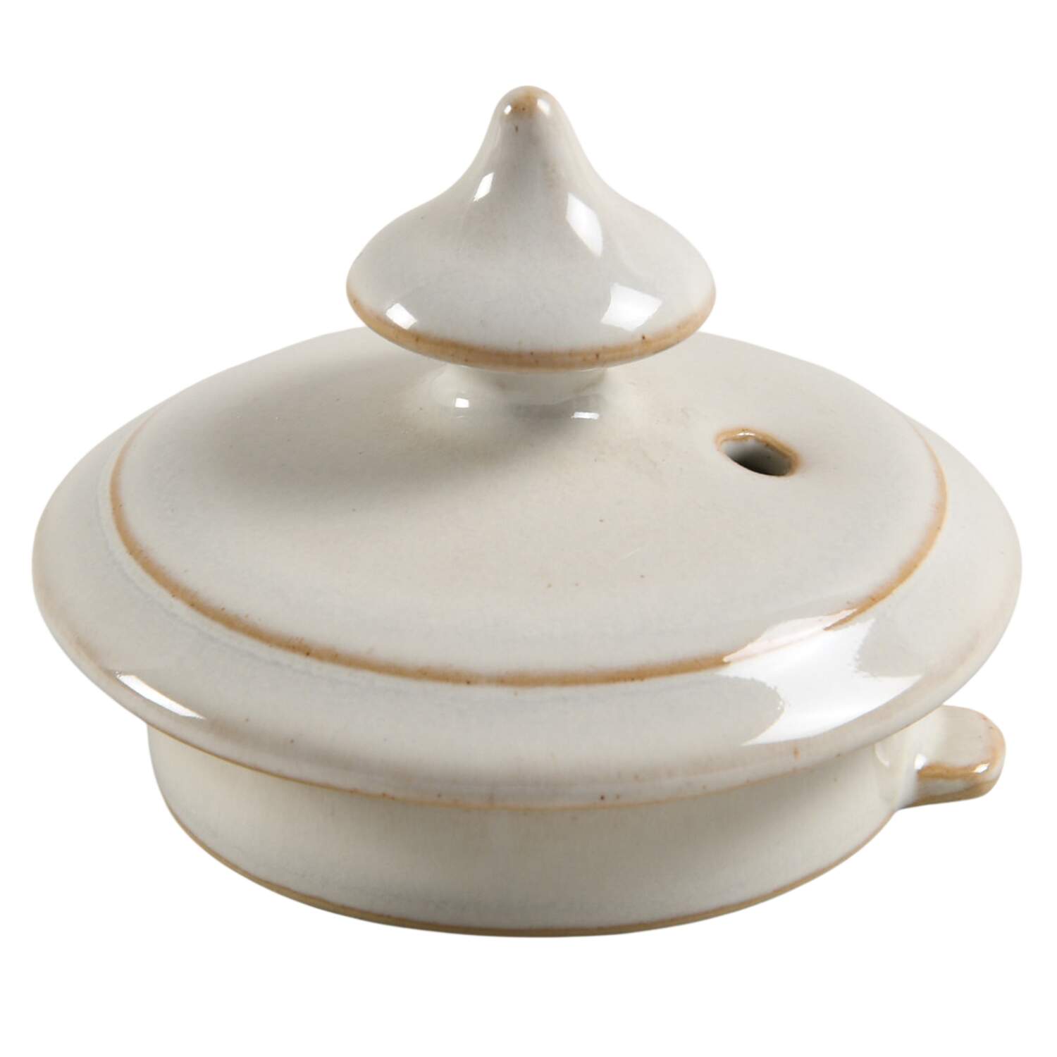 Linen Lid for Mini Teapot by Denby-Langley-1