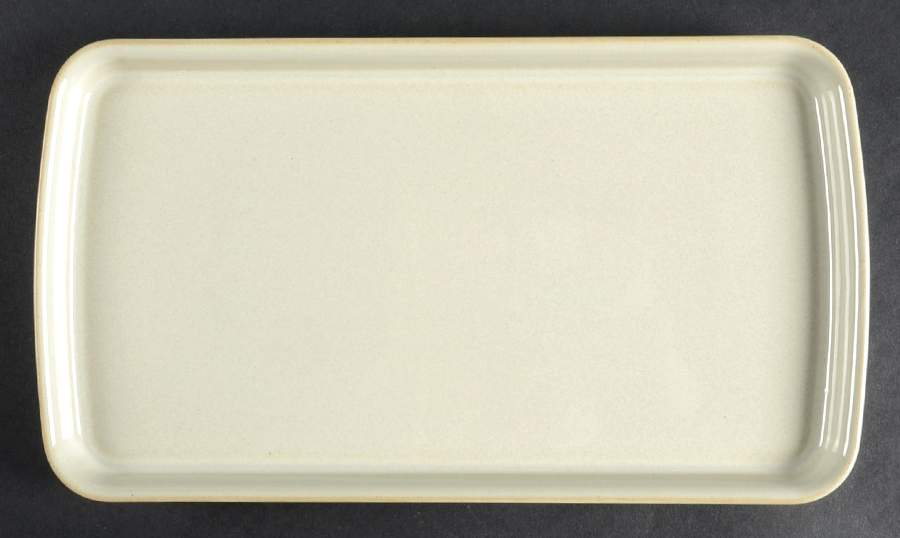 Linen 10" Rectangular Serving Platter by Denby-Langley-1