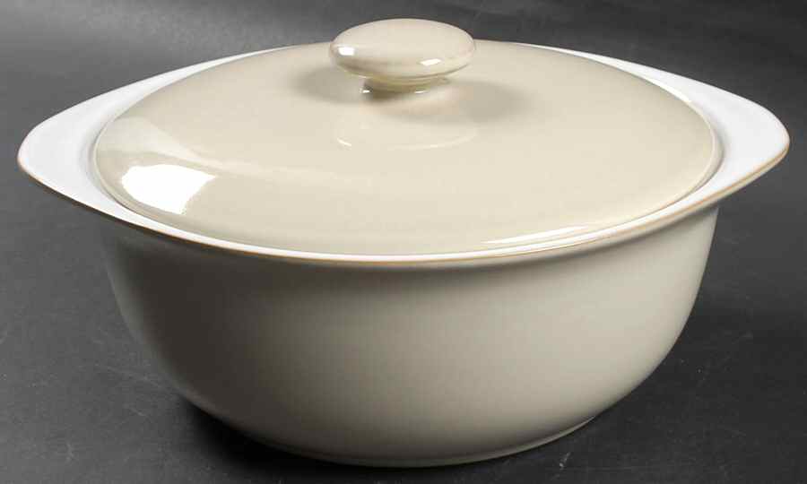 Linen 4.50 Pt Round Covered Casserole by Denby-Langley-1