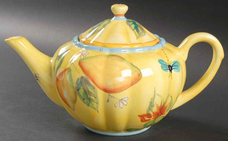 Provencal Teapot & Lid by Department 56-1