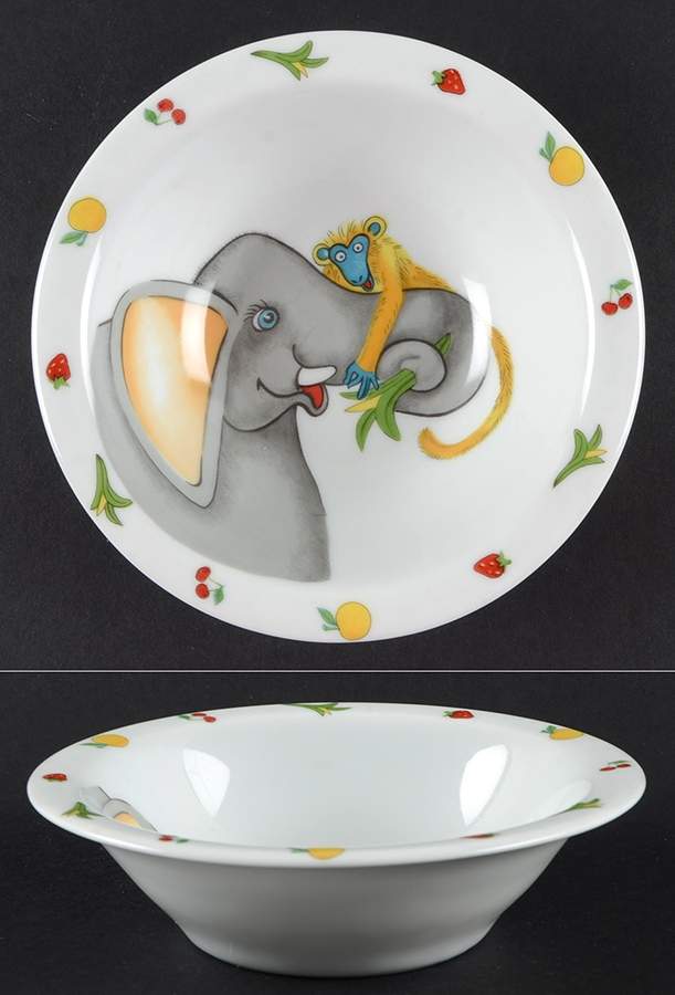 Jungle Jamboree Child's Bowl by Philippe Deshoulieres-1
