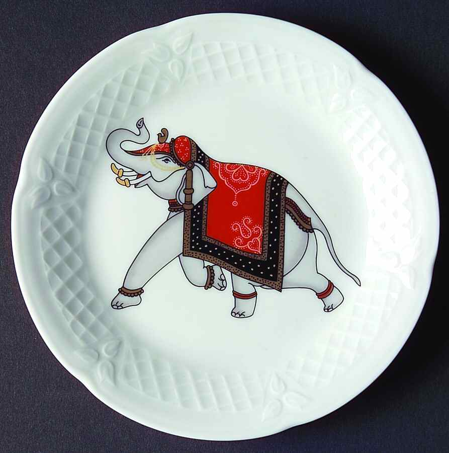 Elephant Canape Plate by Philippe Deshoulieres-1