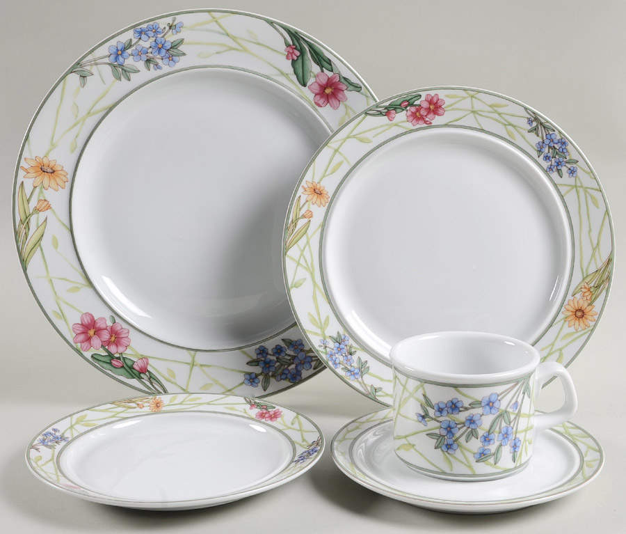 Cafe Floral 5 Piece Place Setting by Dansk-1