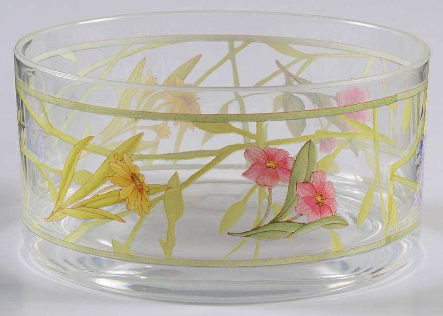 Cafe Floral 5" Wide Deep Acrylic Bowl by Dansk-1
