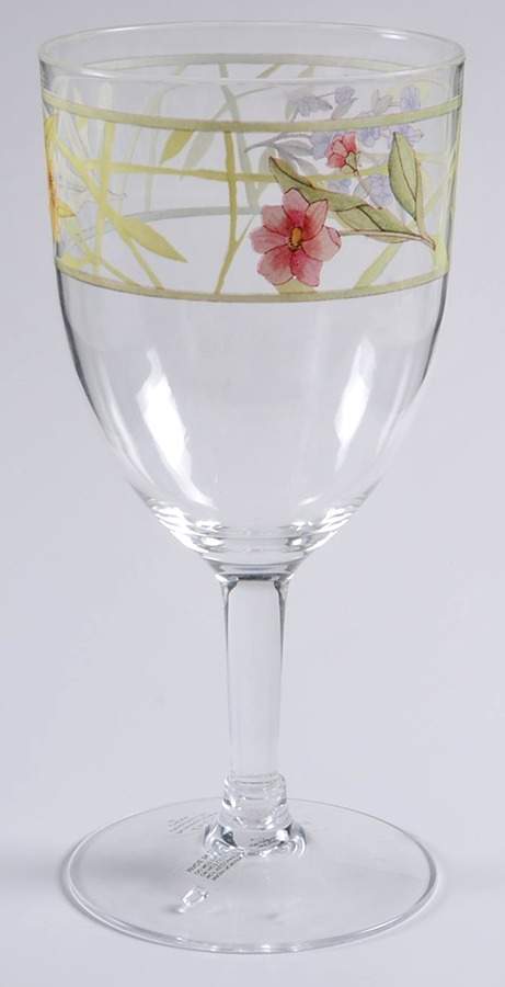 Cafe Floral Glassware Goblet by Dansk-1