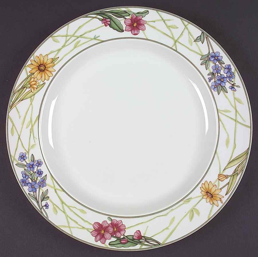 Cafe Floral 13" Chop Plate (Round Platter) by Dansk-1