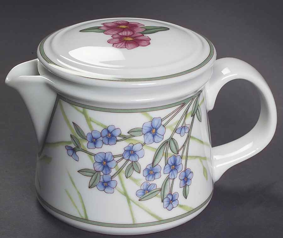 Cafe Floral Creamer & Lid by Dansk-1