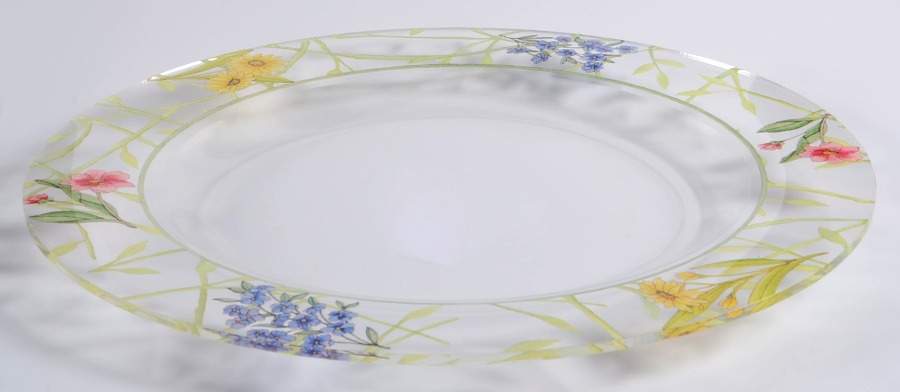 Cafe Floral Acrylic Dinner Plate by Dansk-1