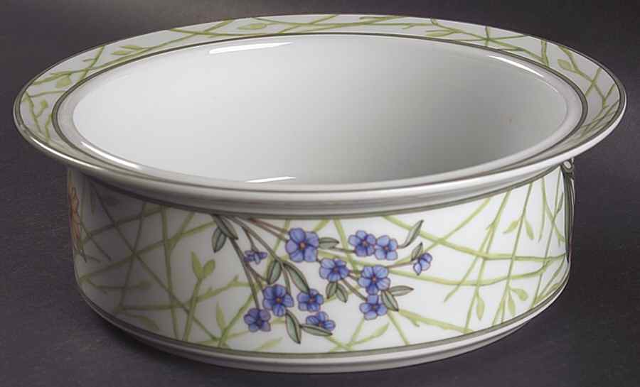Cafe Floral 9" Round Vegetable Bowl by Dansk-1