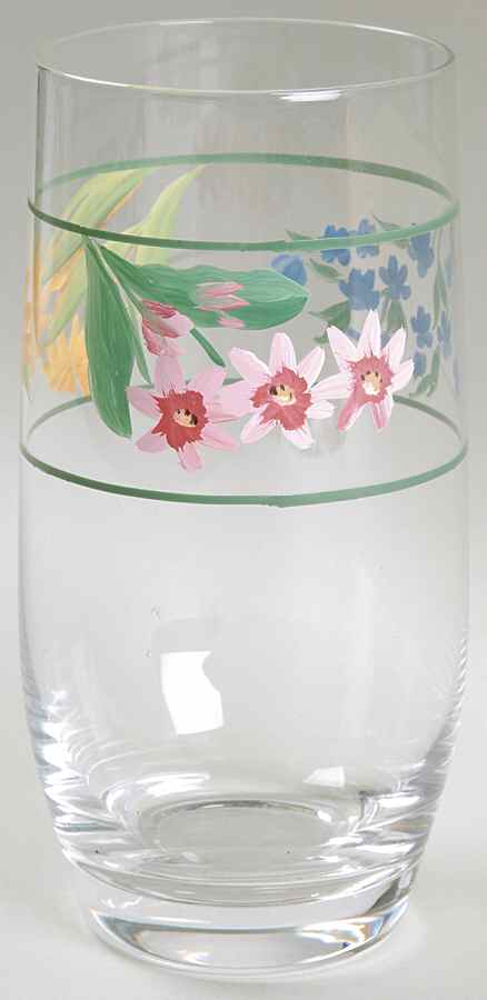 Cafe Floral 14 Oz Glassware Tumbler by Dansk-1