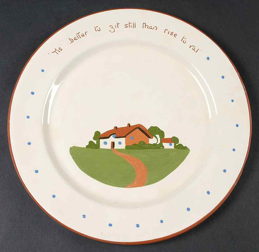 Torquay Devon Motto Ware Dinner Plate by Dartmouth-1